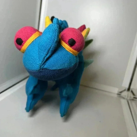 Handmade Barefoot Thorny Devil Blue Colorful - Picture 2 of 8